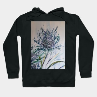 Blue thistle Hoodie